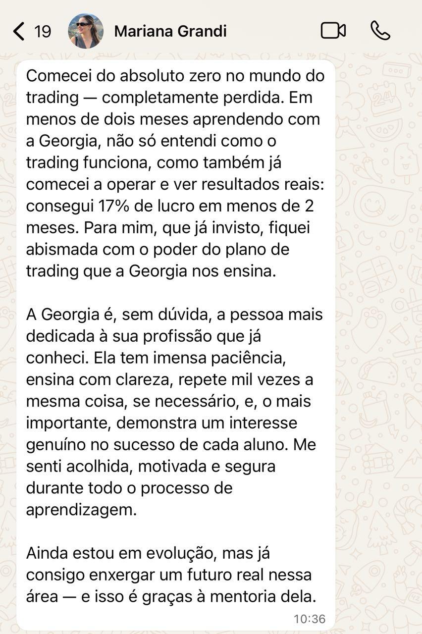 Depoimento de Mariana Grandi